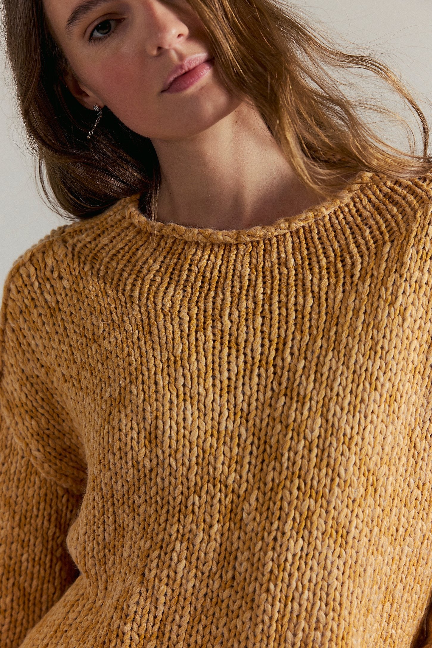 FREE PEOPLE  OPAL KNIT SWEET POTATO