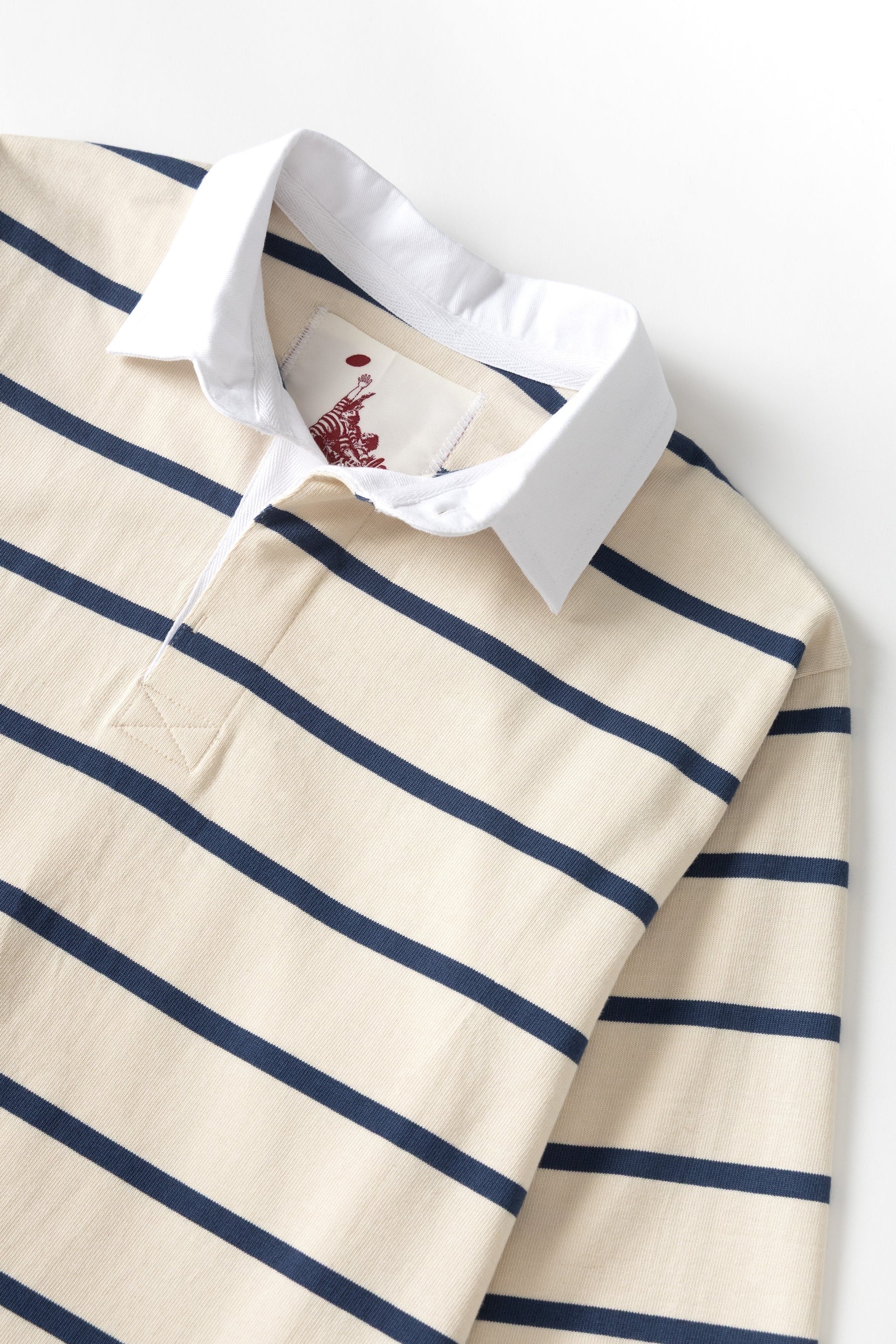 OPENSIDER CLASSIC RUGBY OFF WHITE MULTI STRIPE