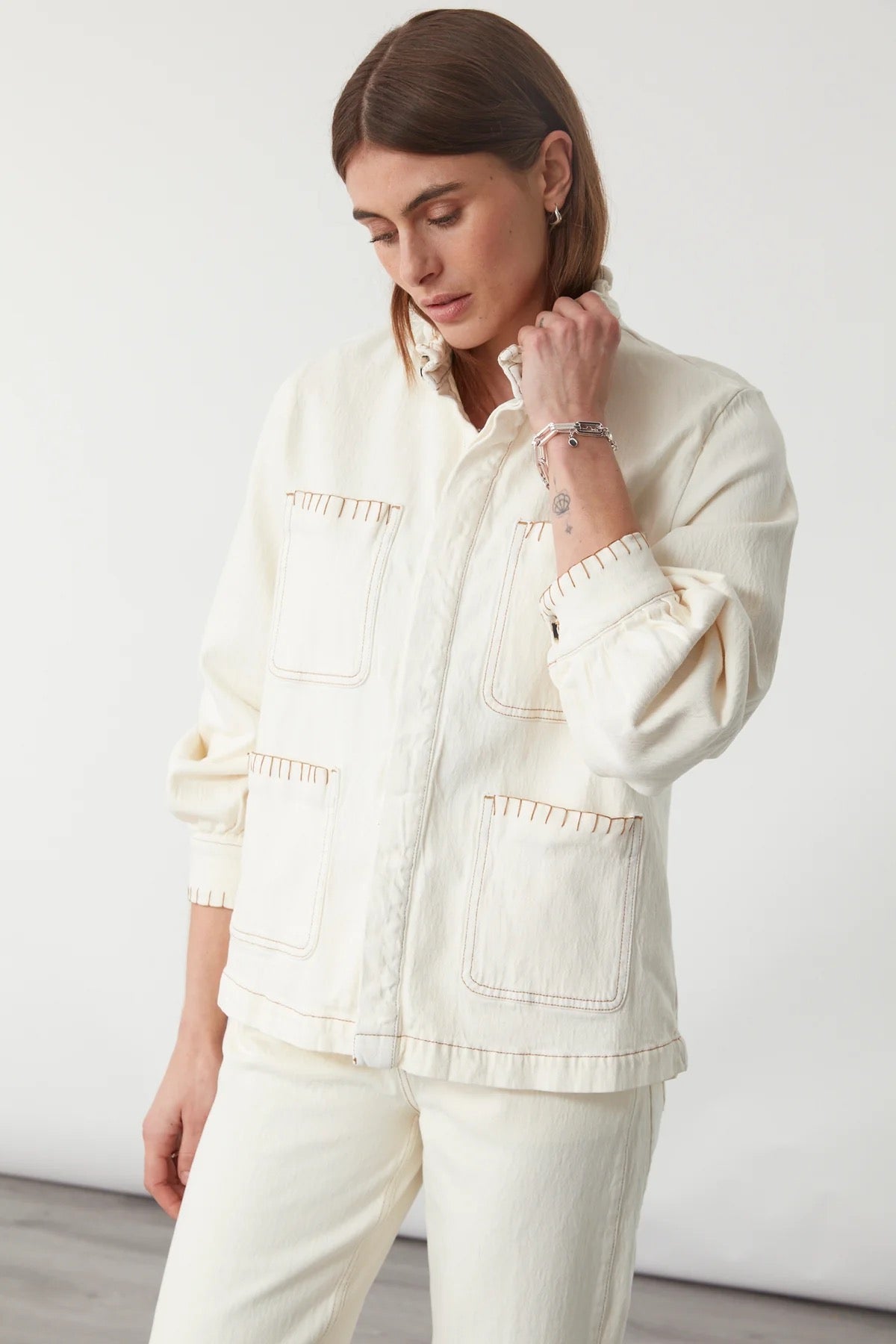 SEVENTY+MOCHI PABLO JKT ECRU