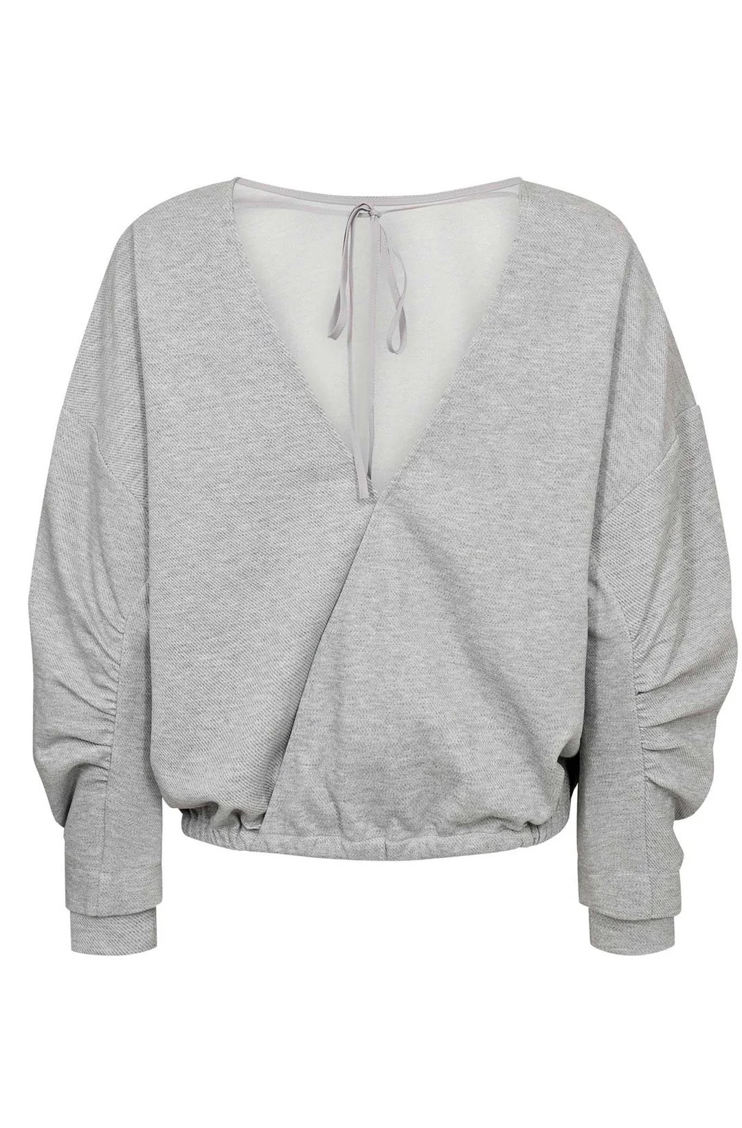 CO' COUTURE  OPEN BACK GREY MELANGE