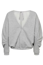 CO' COUTURE  OPEN BACK GREY MELANGE