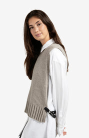 YAYA TANK SIDE BUCKLES CAPERS MELANGE
