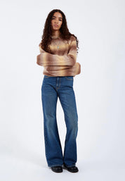 DR DENIM MOIRA SWEATER FADE YELLOW