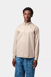 CARHARTT WIP MADISON SHIRT FLEUR DE SEL