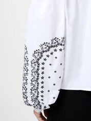 FRENCH CONNECTION  CAMBRIA TIE WHITE/BLACK