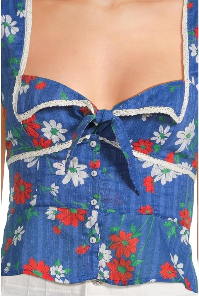 FREE PEOPLE  CALL ME BABY BLUE COMBO
