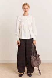 DAMSON MADDER  LETTIE BOW White