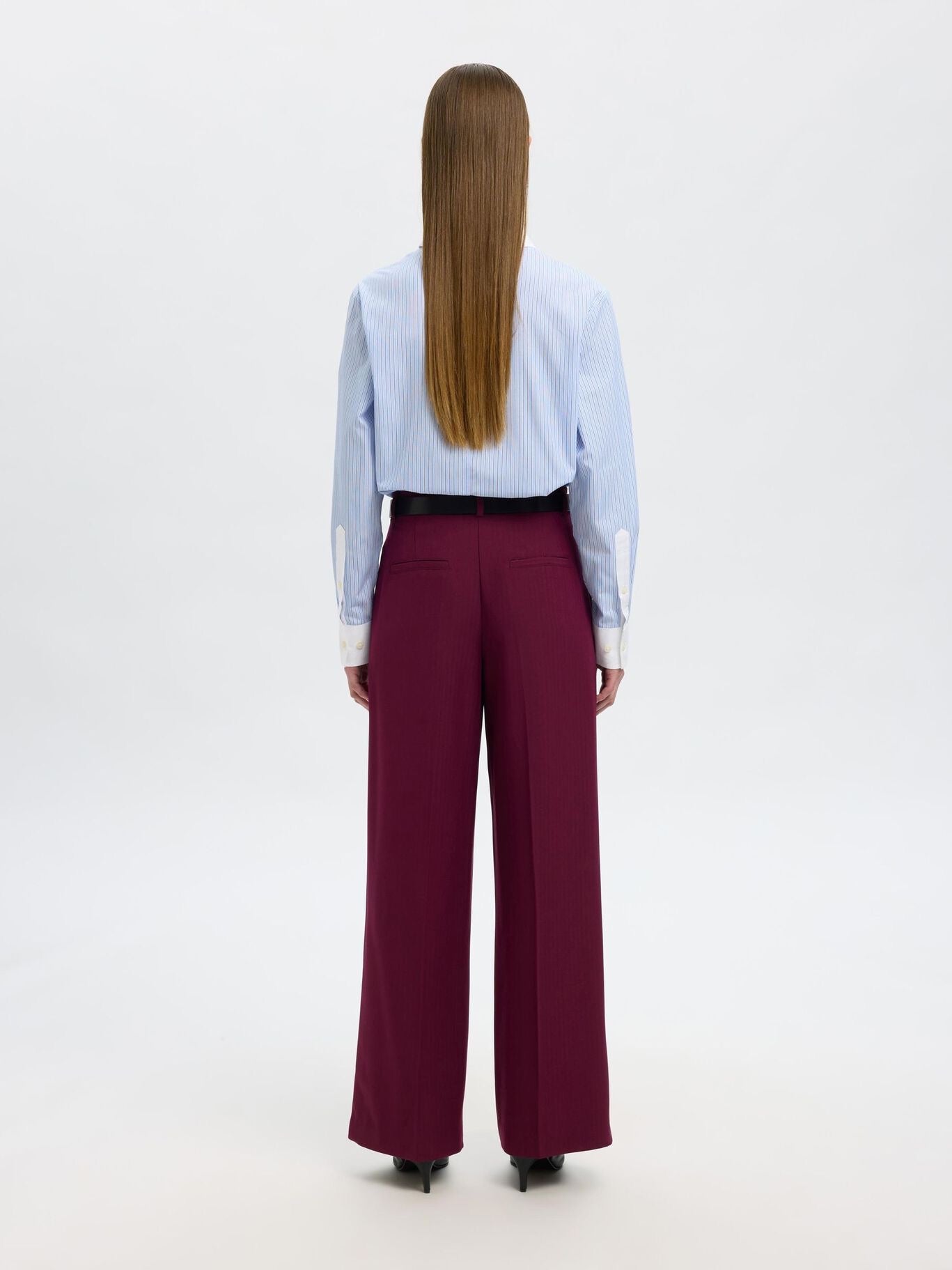 SELECTED FILINA RELAXED BLUE STRIPE SHIRT