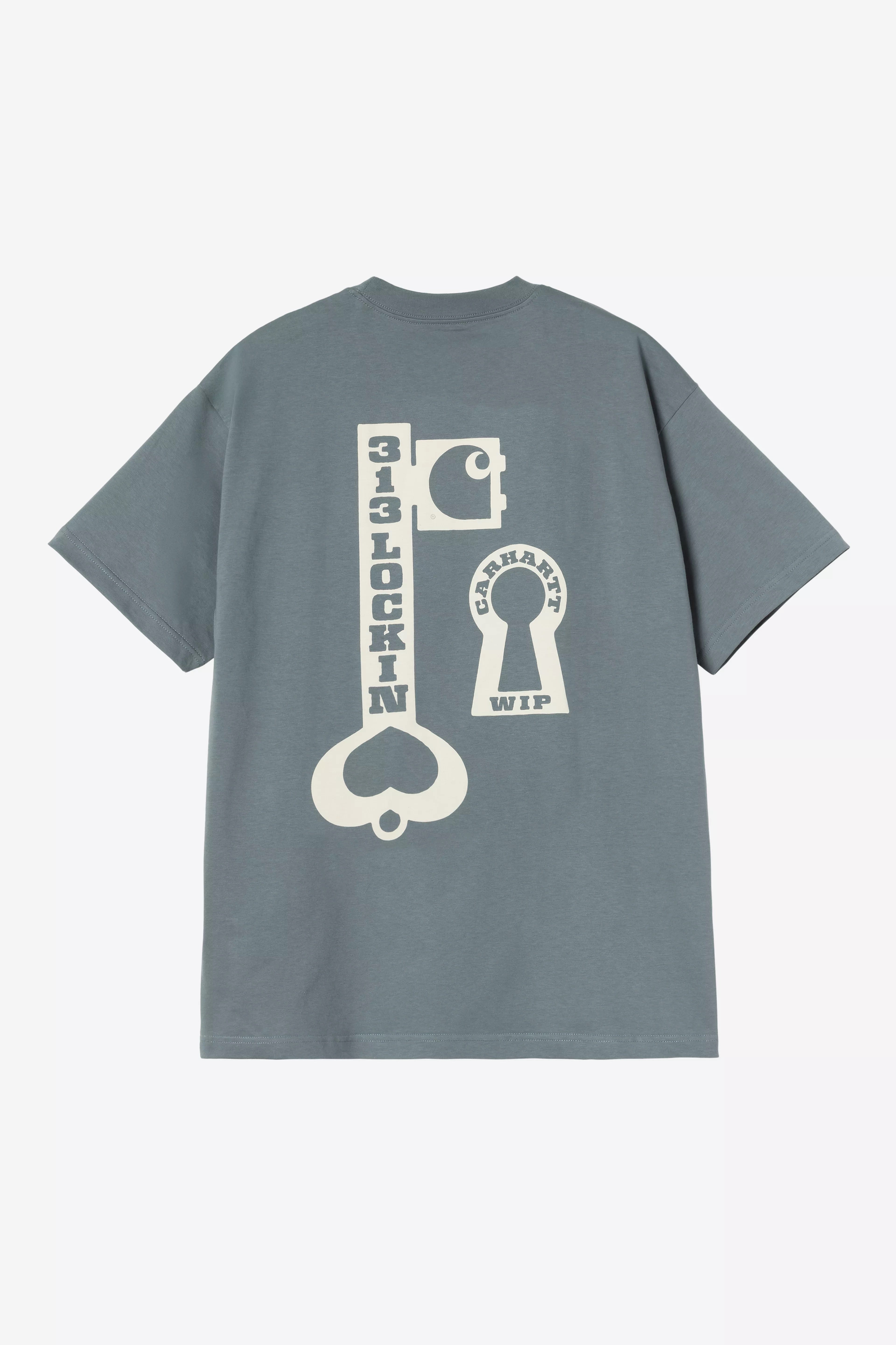 CARHARTT WIP  LOCKED TEE COSY BLUE