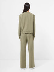 FRENCH CONNECTION WREN BOMBER WASHED KHAKI