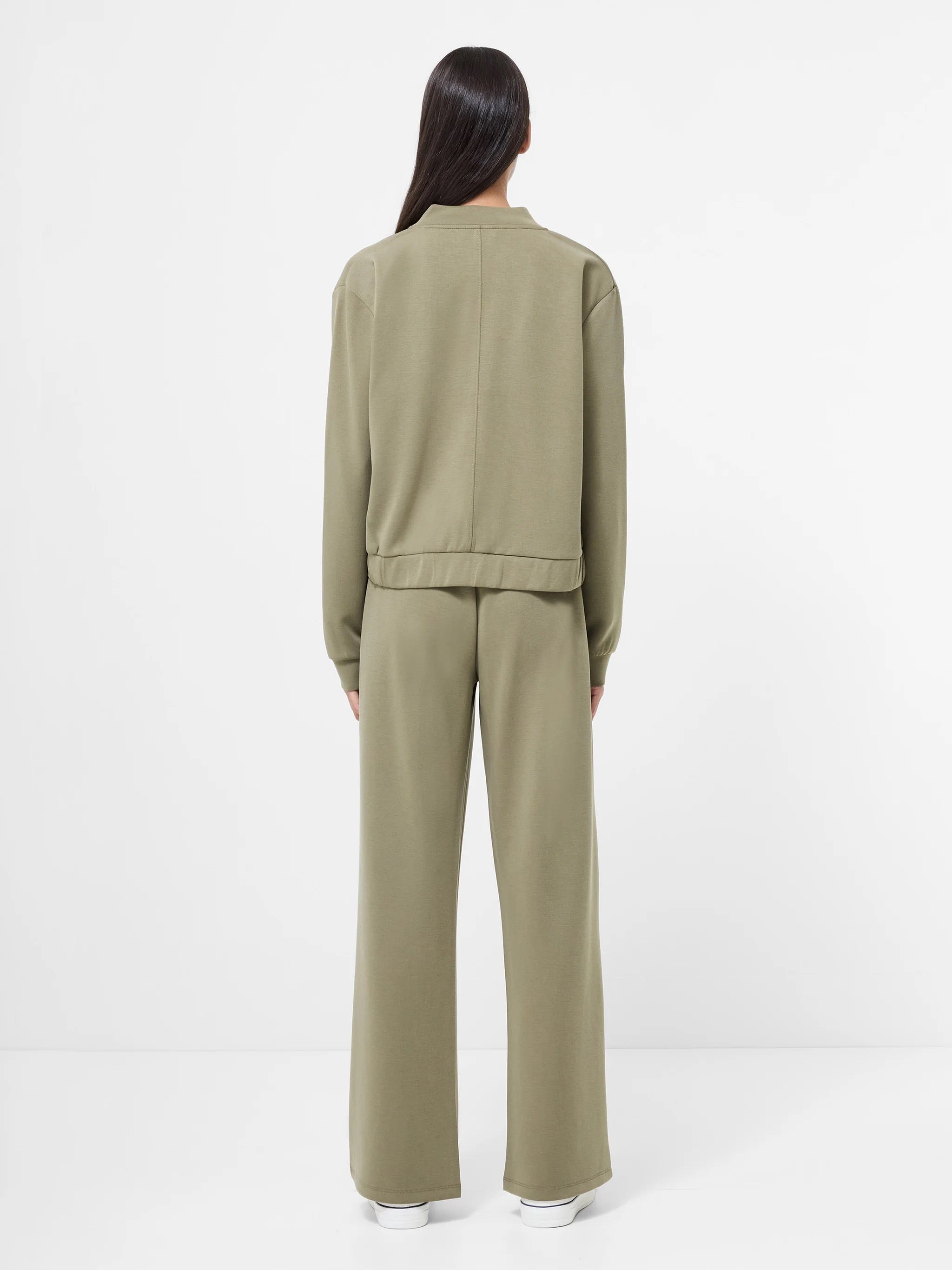 FRENCH CONNECTION WREN BOMBER WASHED KHAKI