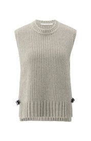 YAYA TANK SIDE BUCKLES CAPERS MELANGE