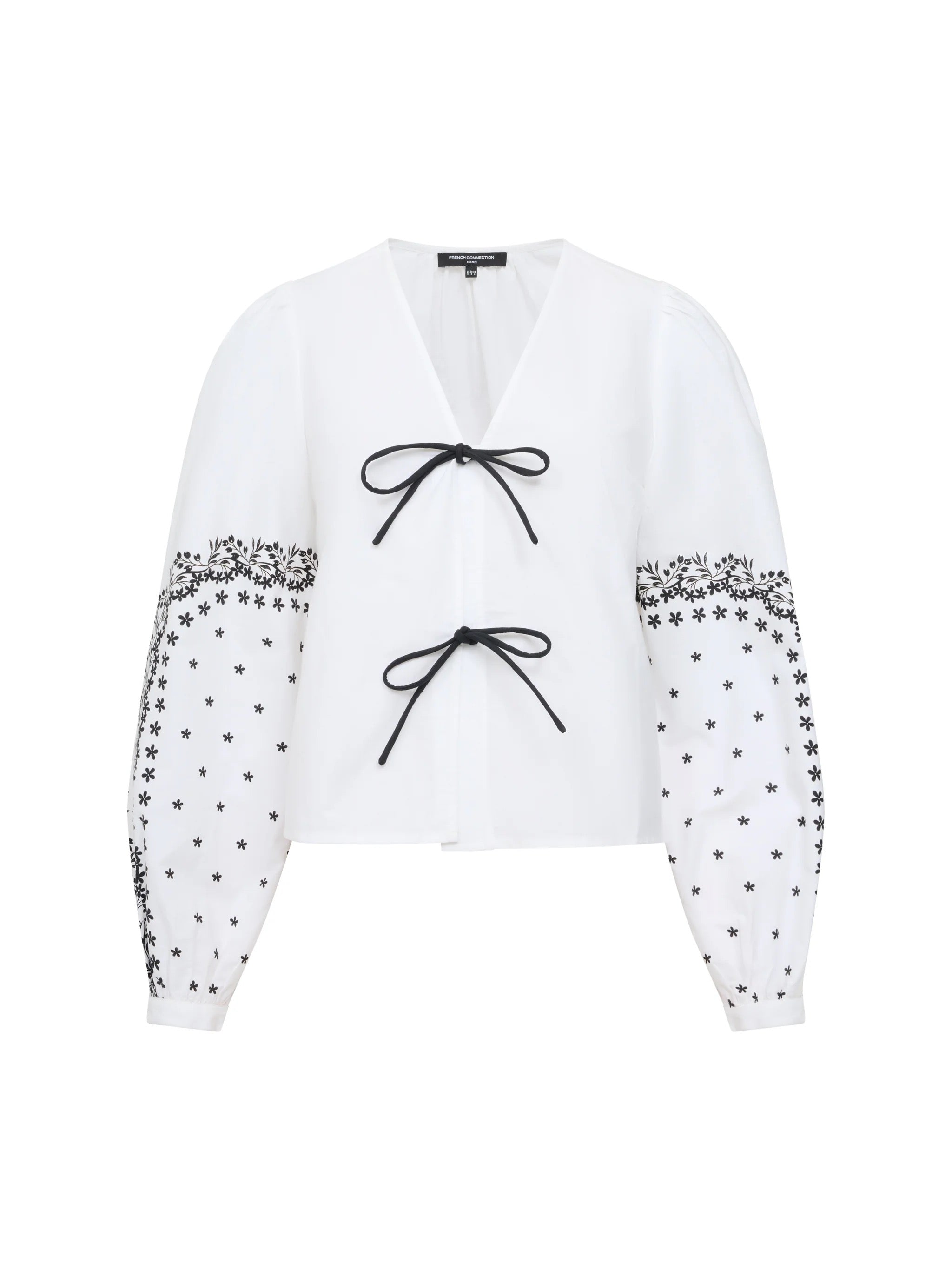 FRENCH CONNECTION  CAMBRIA TIE WHITE/BLACK