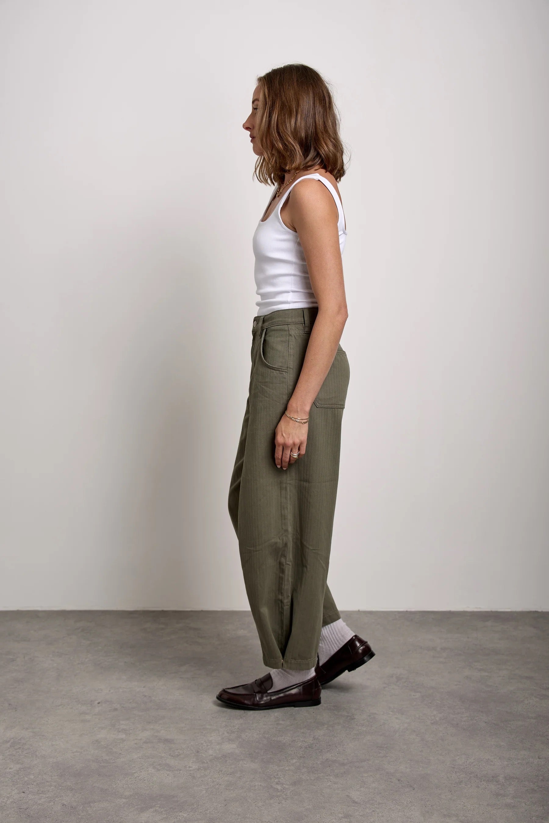 SEVENTY+MOCHI AISHA KHAKI JEANS