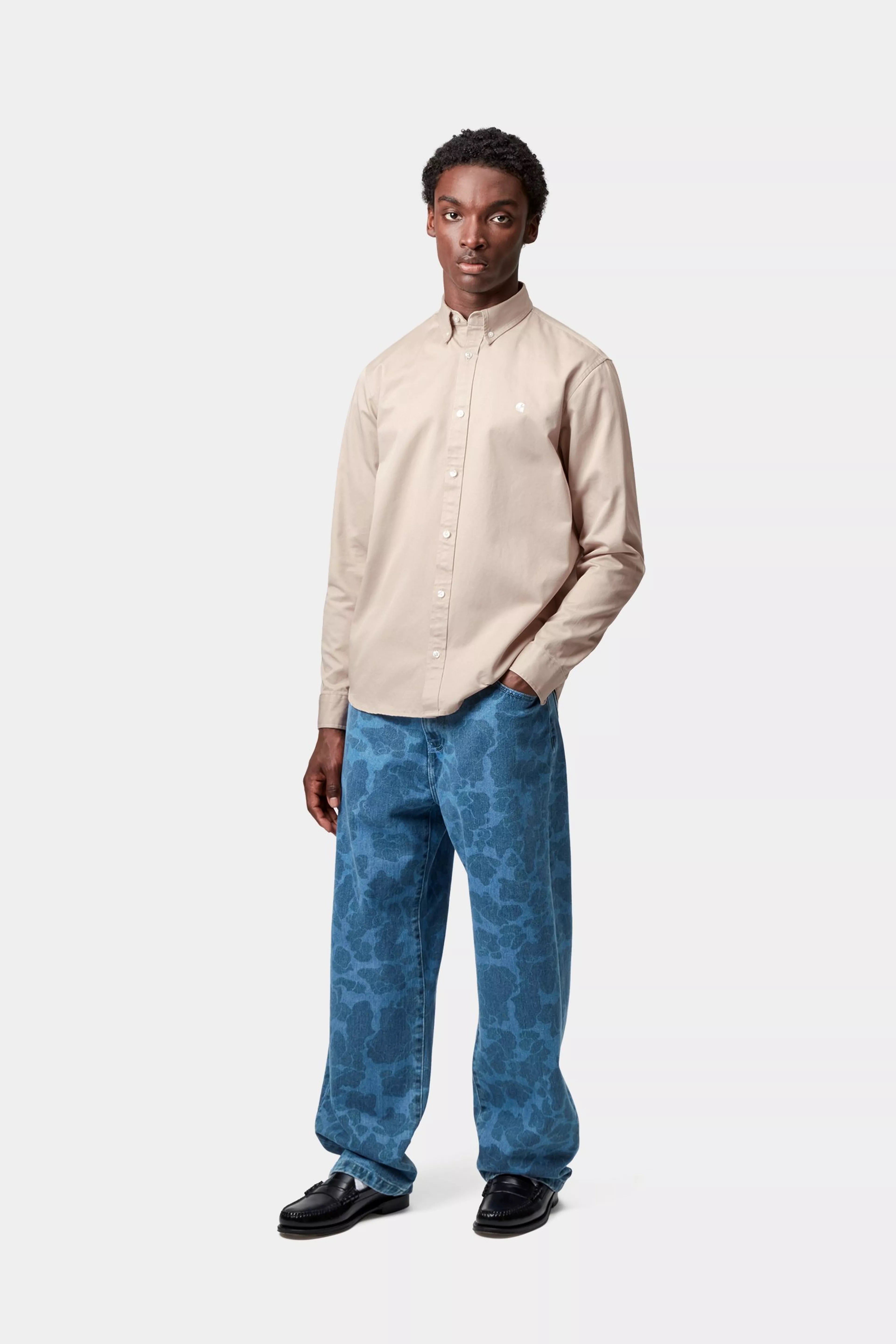 CARHARTT WIP MADISON SHIRT FLEUR DE SEL