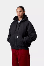 CARHARTT WIP  OG ACTIVE JKT BLACK STONE WASHED