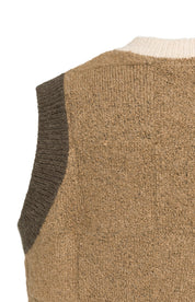 YAYA SPENCER CHECK TANK OTTER BROWN DESSIN