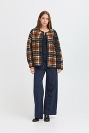 ICHI  KOLIRA JA DARK NAVY CHECK