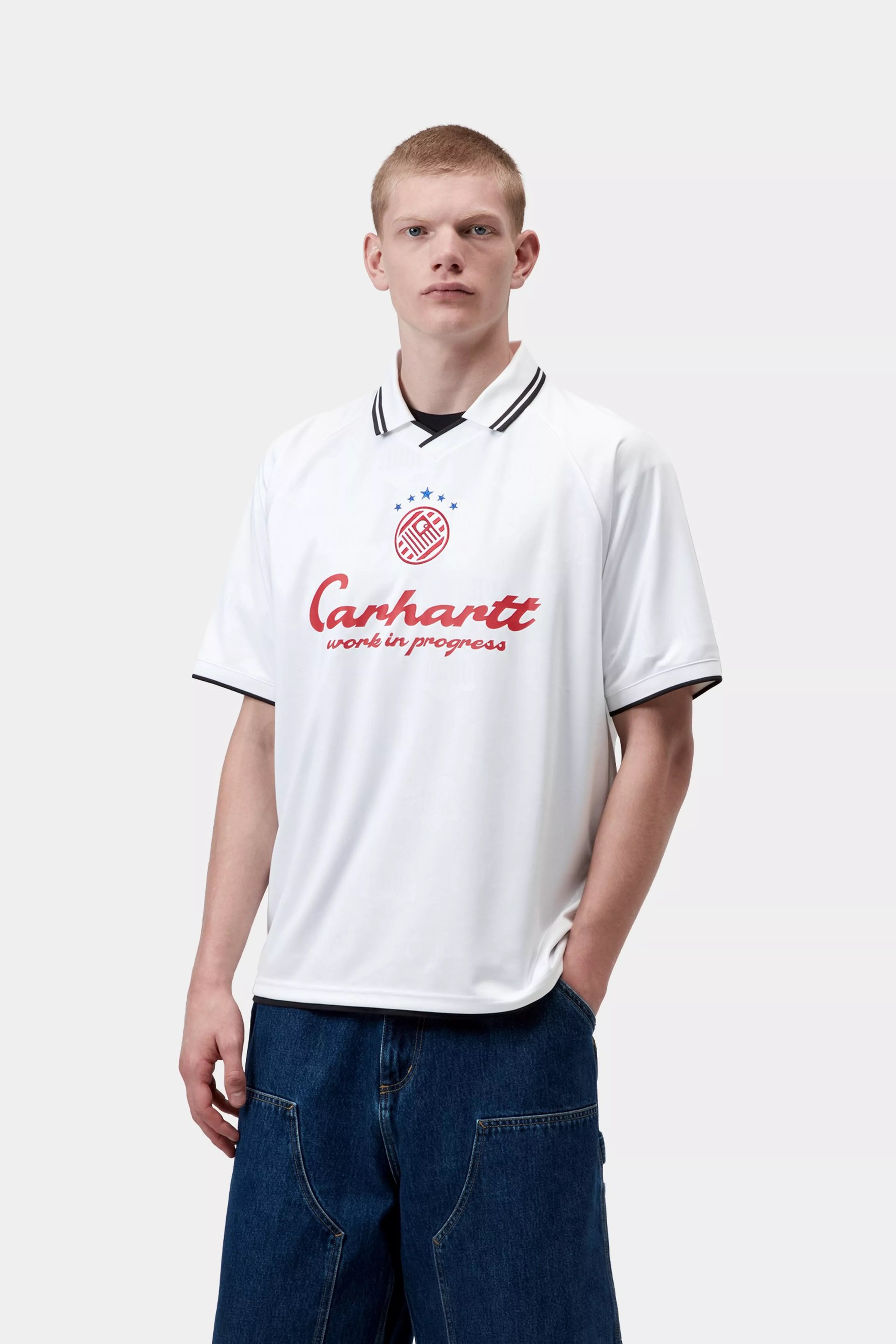 CARHARTT WIP  TERRACE FOOTBALL White
