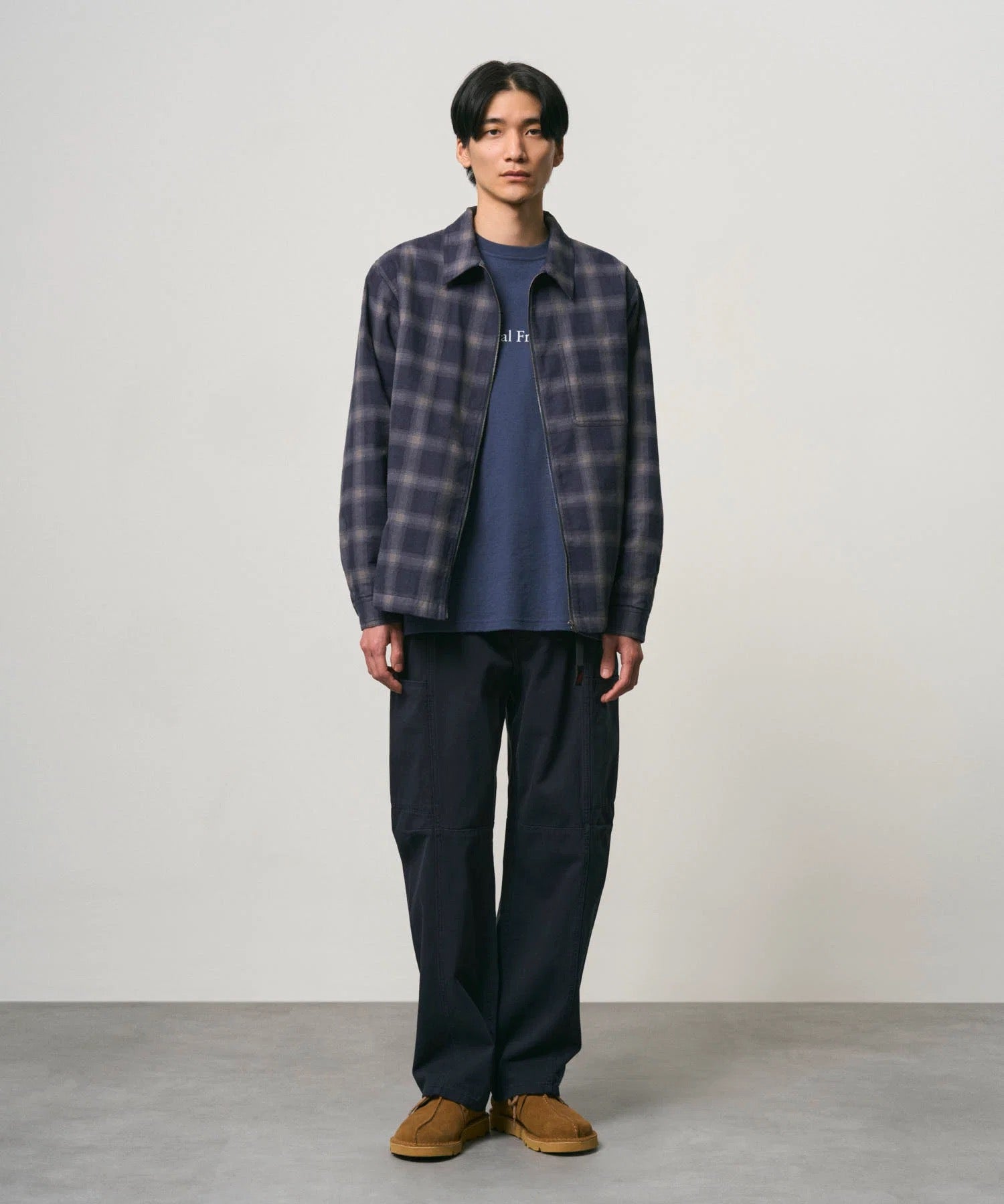 GRAMICCI INUSLATED FLANNEL NAVY SHADOW PLAID