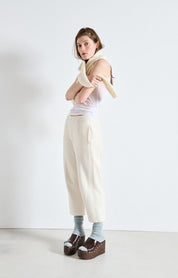 AMERICAN VINTAGE  BOBY JOG ECRU PANT