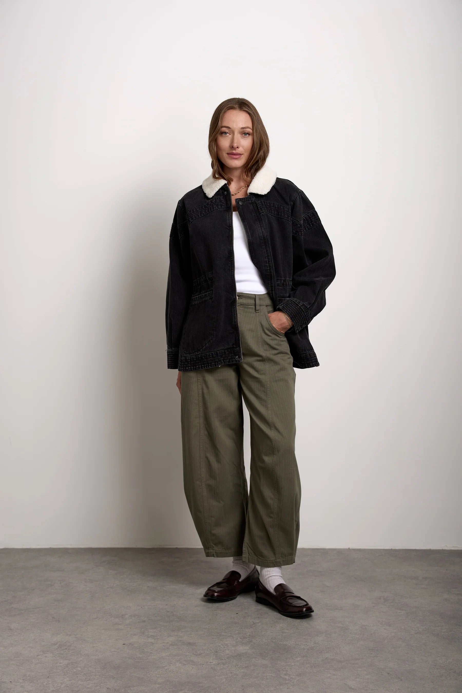 SEVENTY+MOCHI AISHA KHAKI JEANS