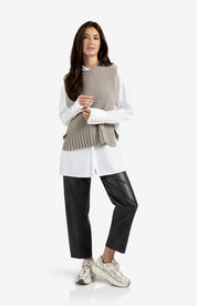 YAYA TANK SIDE BUCKLES CAPERS MELANGE