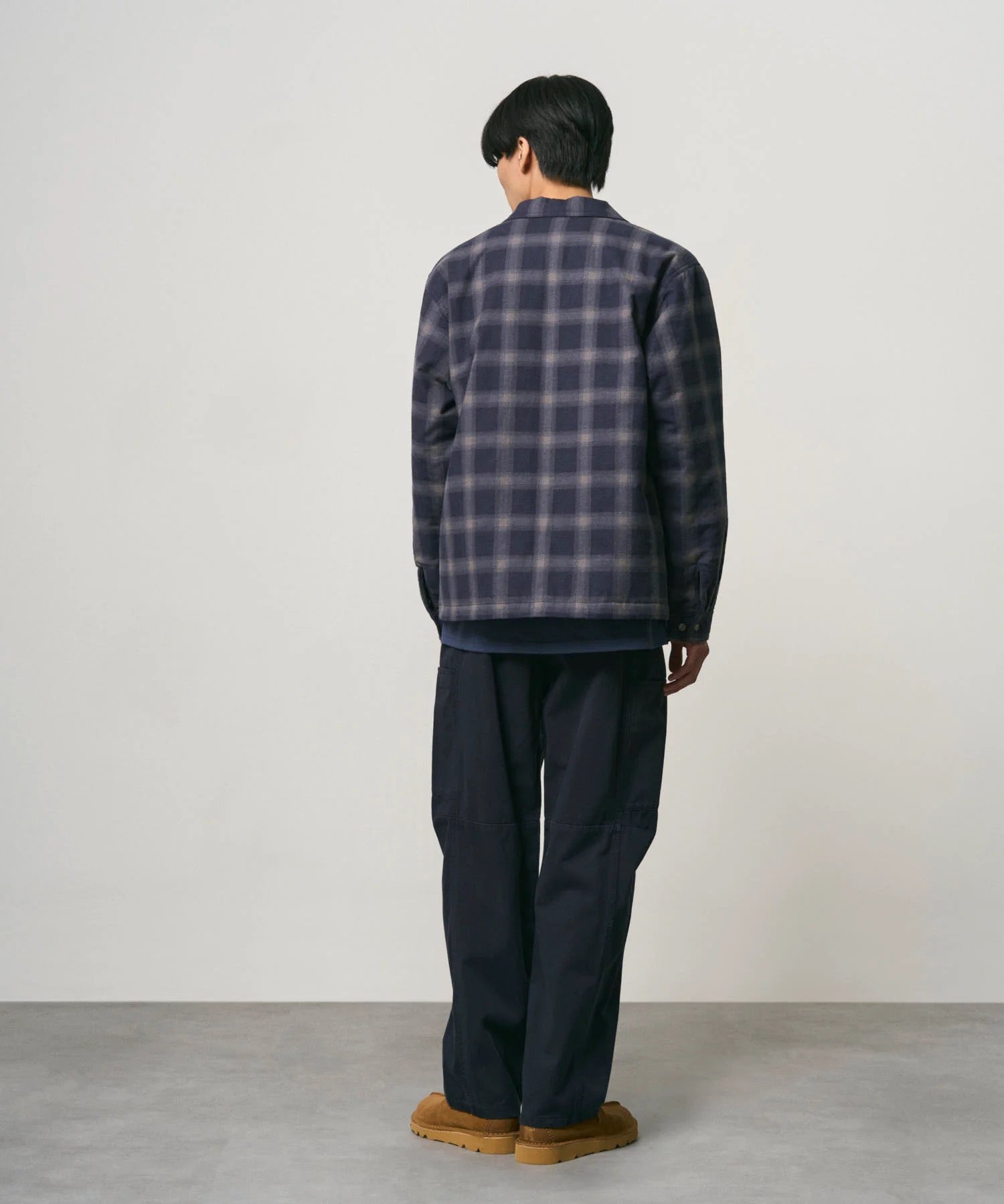GRAMICCI INUSLATED FLANNEL NAVY SHADOW PLAID