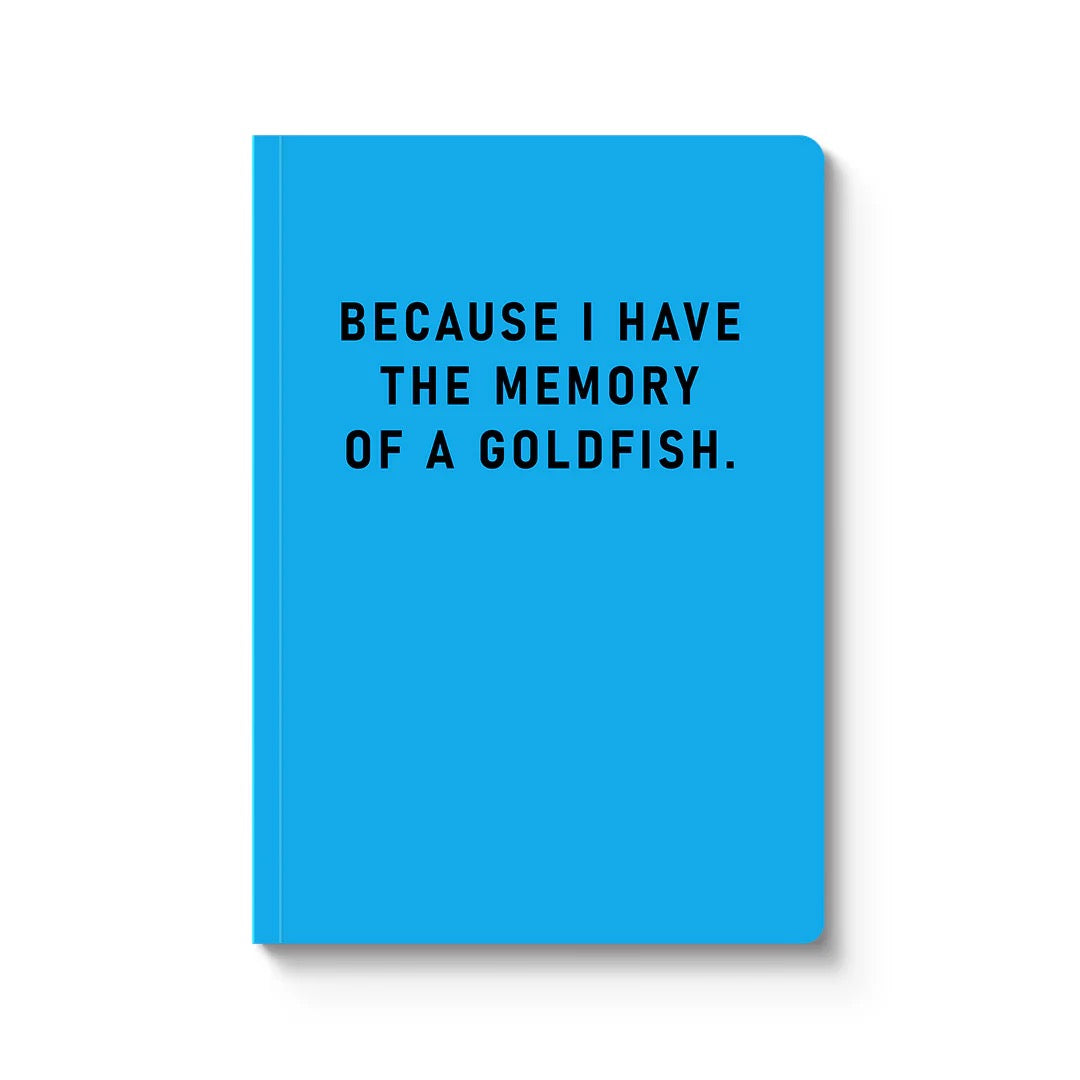 MEMORY OF GOLDFISH NOTEPAD
