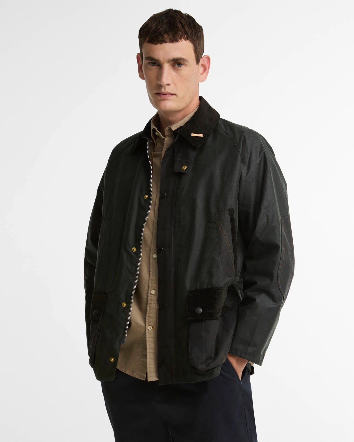 BARBOUR  ICONS PATCH BEDALE SAGE