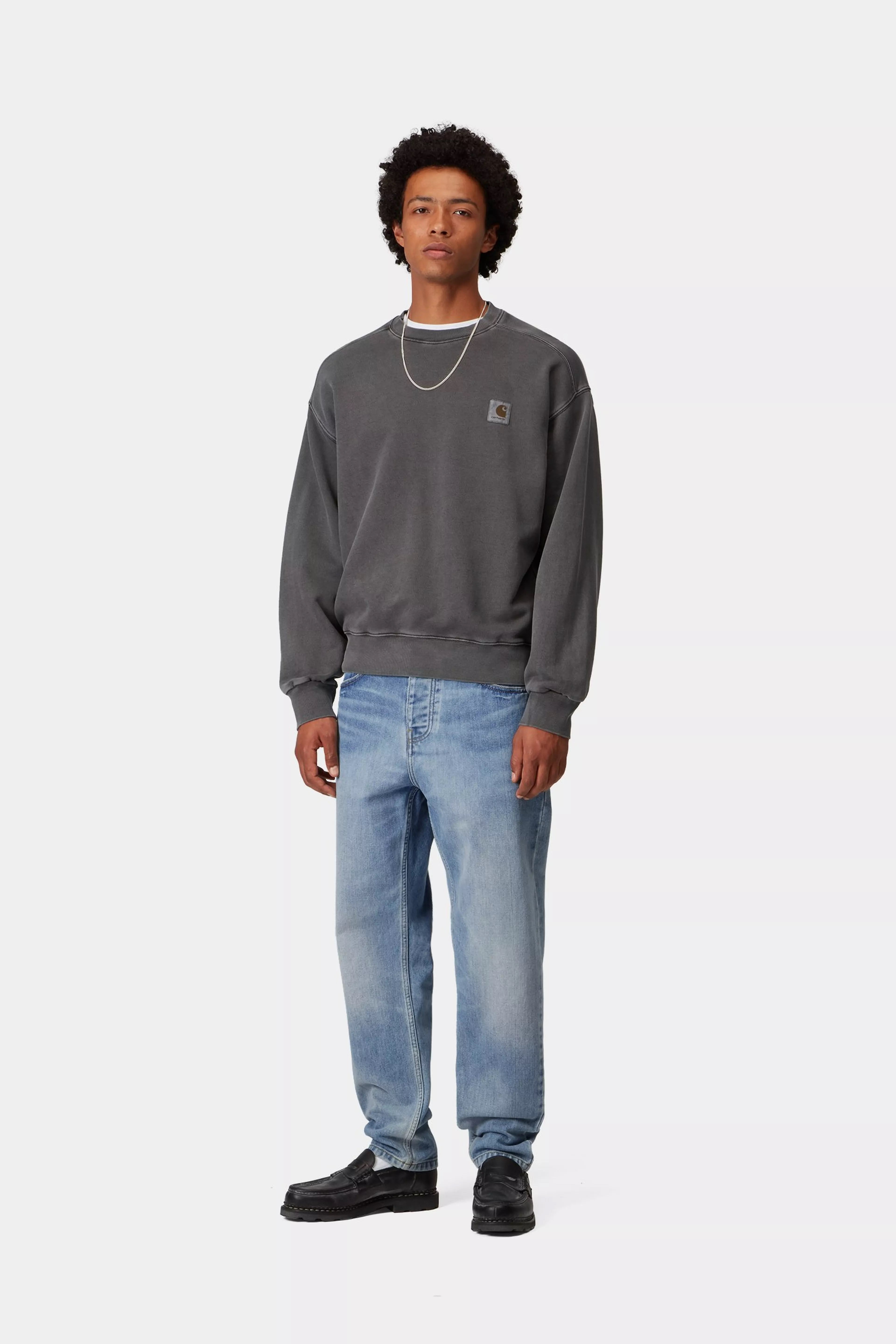 CARHARTT WIP NEWEL DENIM BLUE LIGHT USED WASH