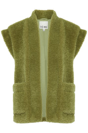 ICHI GILET GIZLA MAYFLY GREEN