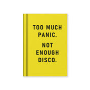 TOO MUCH PANIC Yellow MINI NOTEPAD