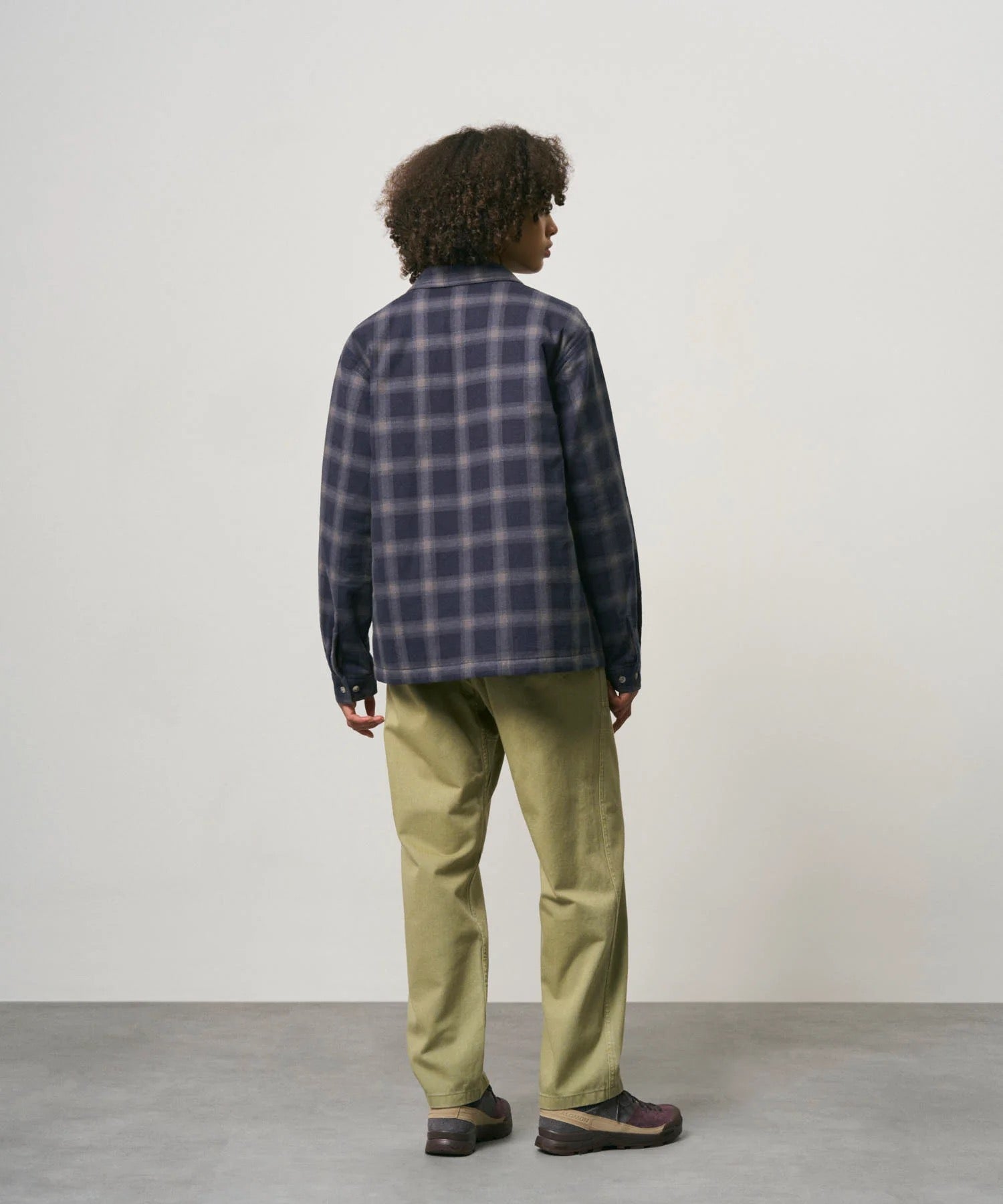 GRAMICCI INUSLATED FLANNEL NAVY SHADOW PLAID