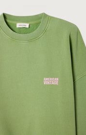 AMERICAN VINTAGE PLIZZY SWEAT VINTAGE LEMONGRASS