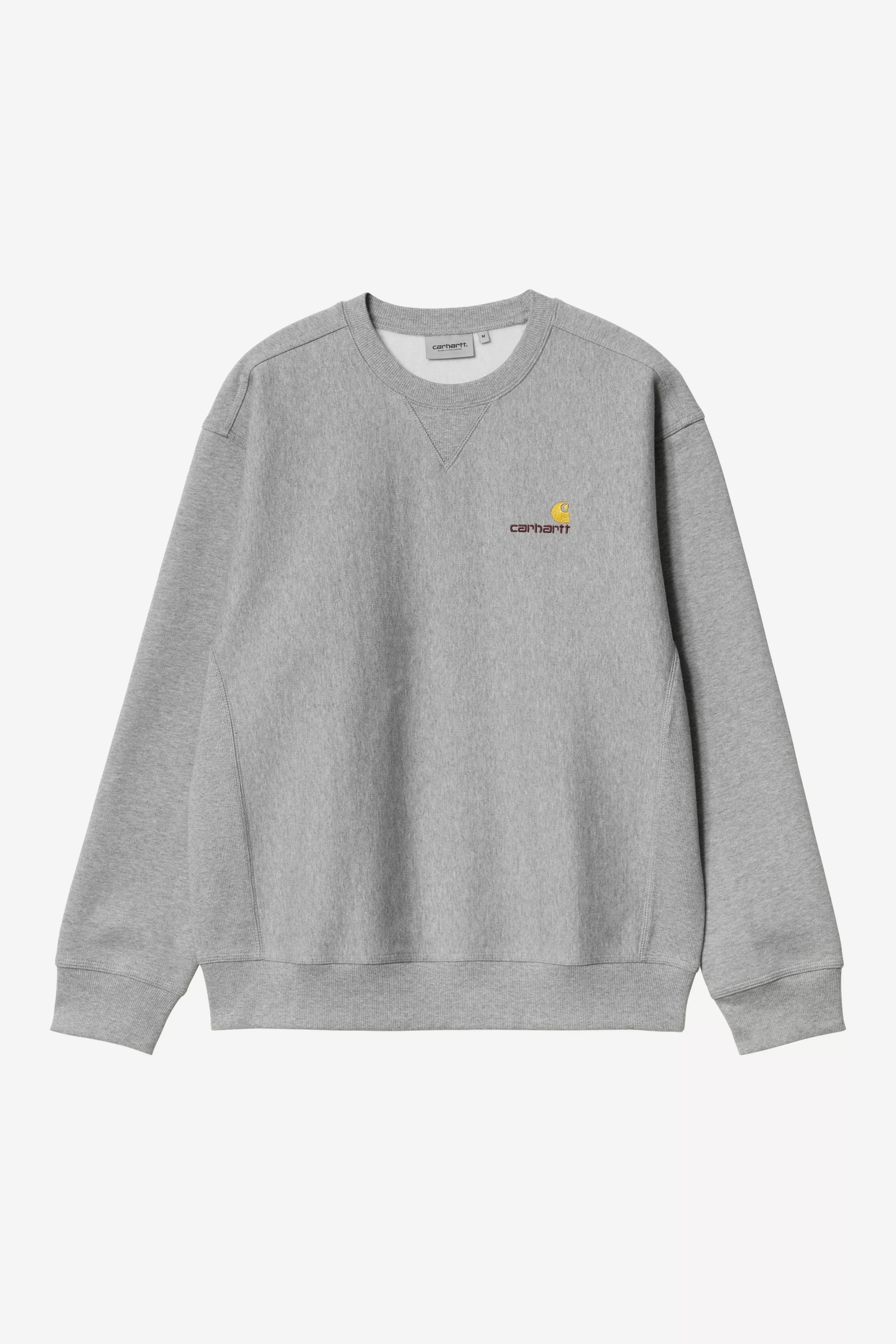 CARHARTT WIP  AMERICAN SCRIPT GREY HEATHER