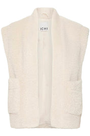 ICHI GIZLA GILET BIRCH CREAM