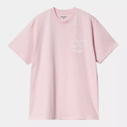 CARHARTT WIP  ROTATION  T SHIRT AIR PINK/WHITE