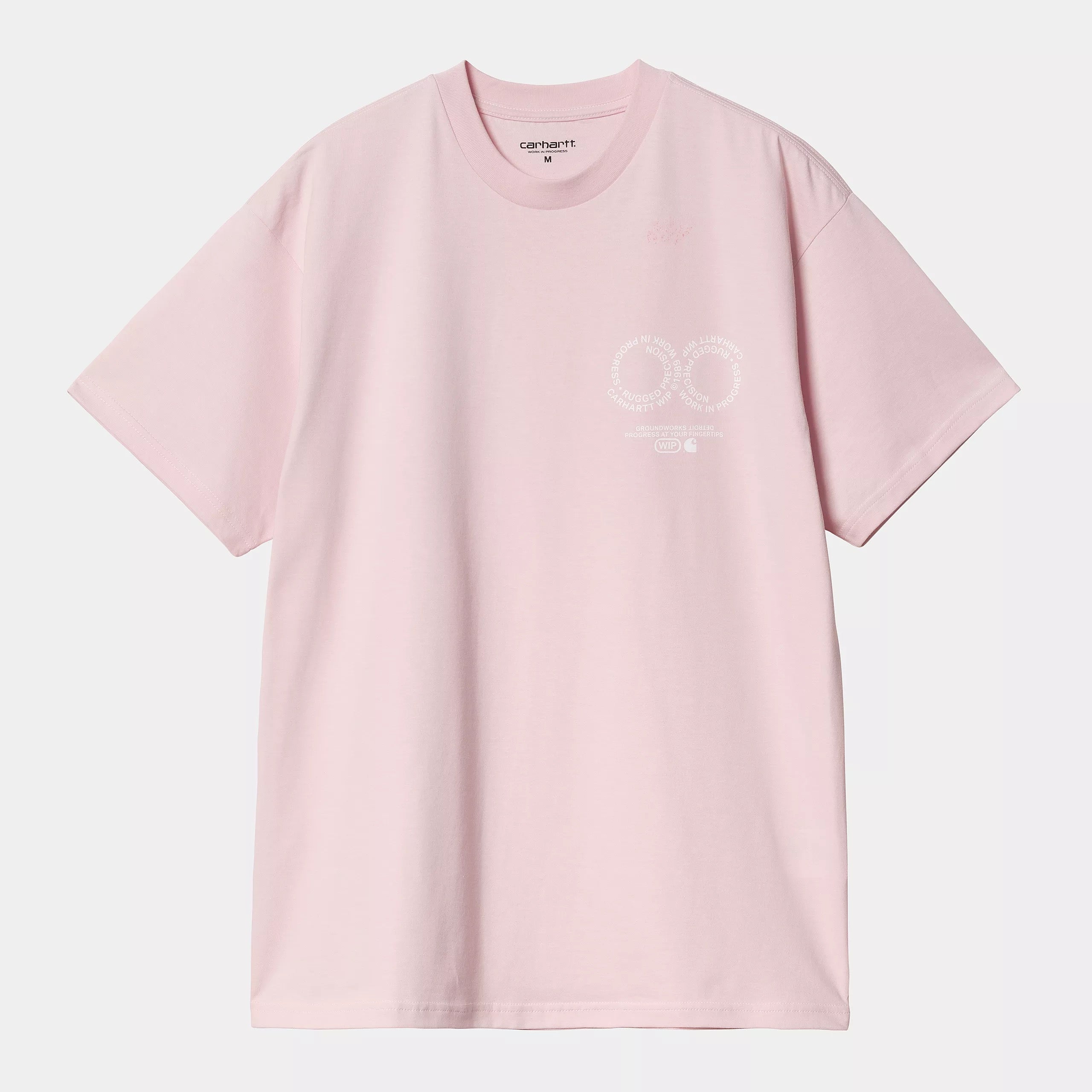 CARHARTT WIP  ROTATION  T SHIRT AIR PINK/WHITE