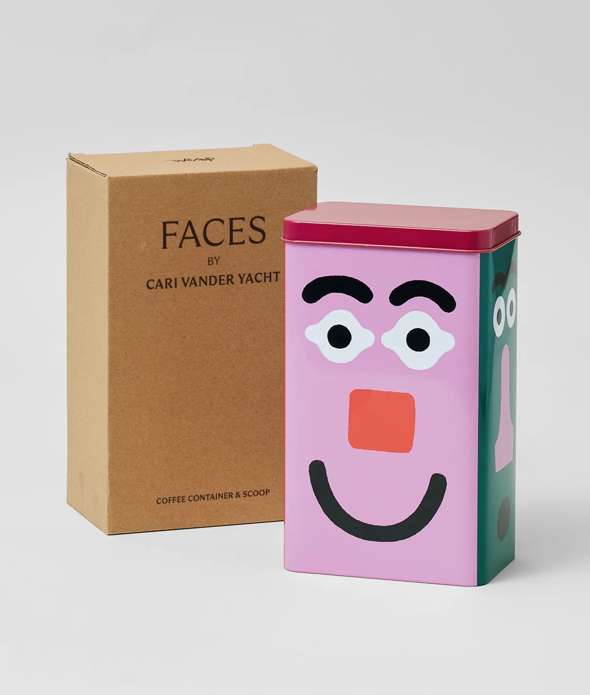 WRAP  COFFEE TIN FACES