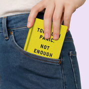 TOO MUCH PANIC Yellow MINI NOTEPAD