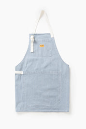 SERVICE WORKS  GINGHAM APRON Blue