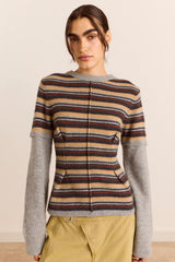 DAMSON MADDER CLARA STRIPE MULTI