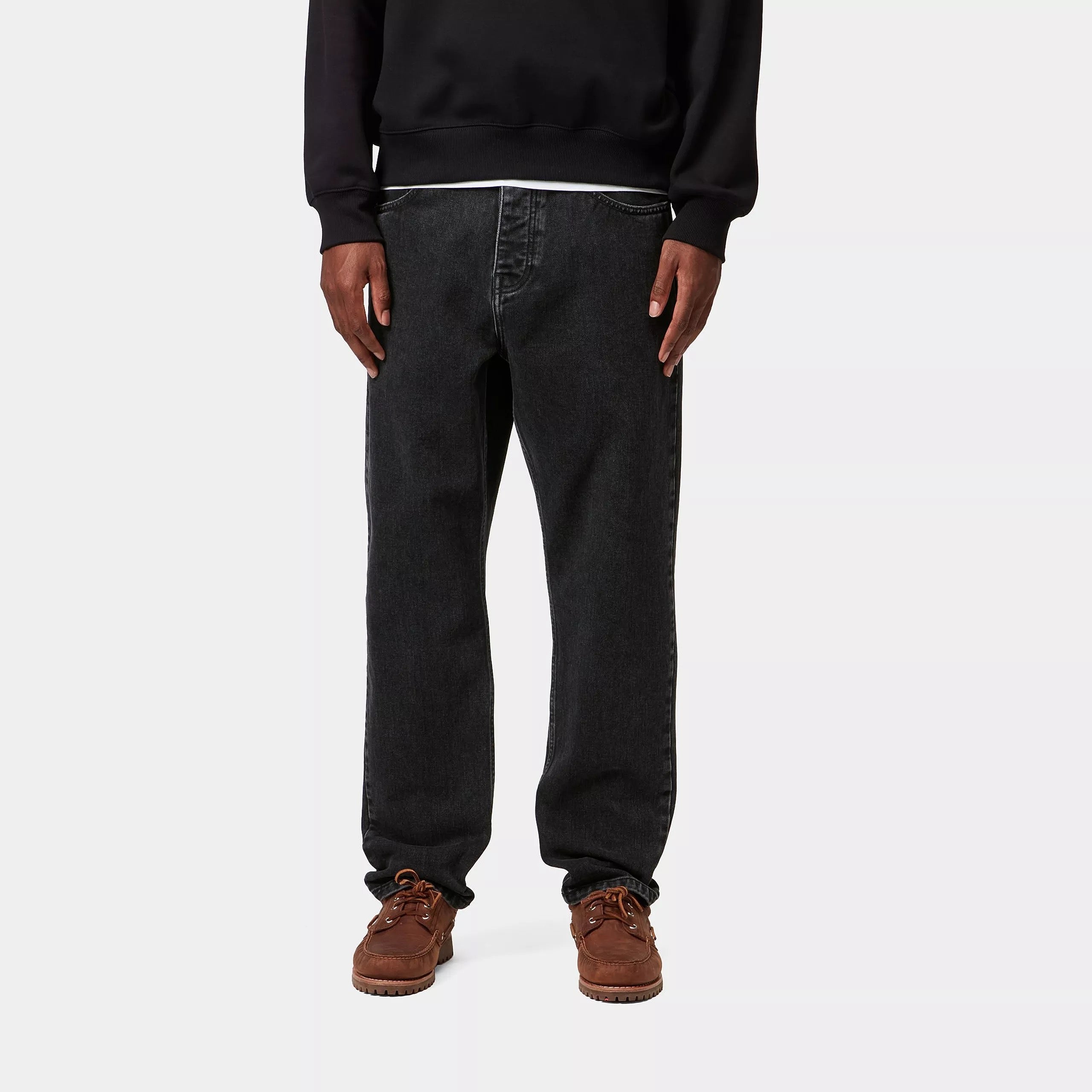 CARHARTT WIP NEWEL BLACK STONEWASH