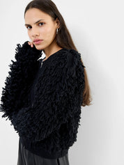 FRENCH CONNECTION  MALI LOOP FRINGE Black