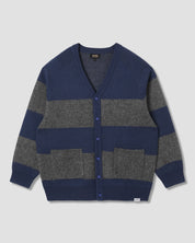 STANRAY  KNIT CARDIGAN NAVY/CHARCOAL