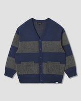 STANRAY  KNIT CARDIGAN NAVY/CHARCOAL