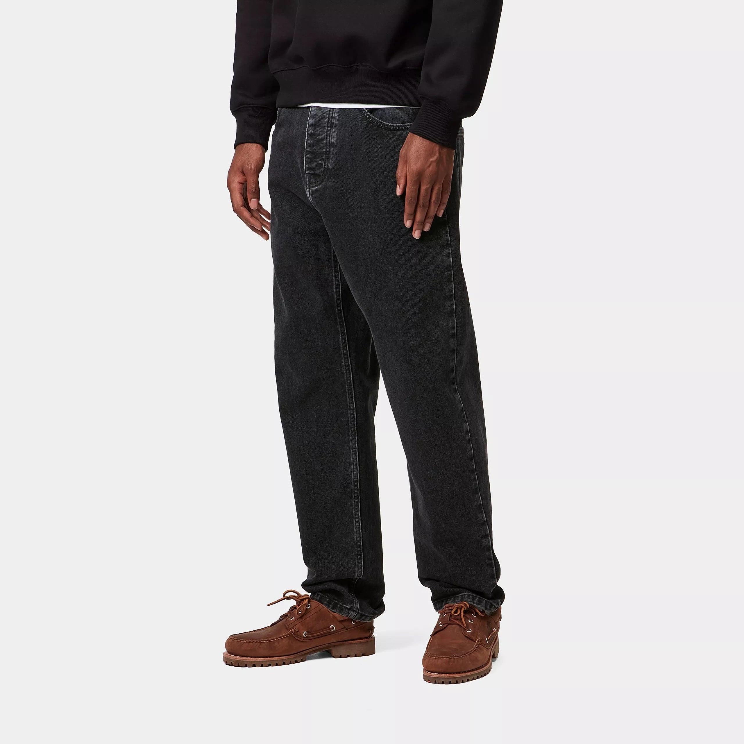 CARHARTT WIP NEWEL BLACK STONEWASH