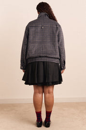 DAMSON MADDER PIXIE WOOL BOMBER Blue
