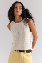 FREE PEOPLE  OPAL TANK IVORY